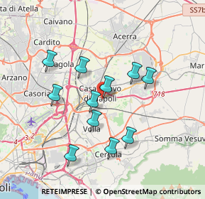 Mappa Via Orazio, 80013 Casalnuovo di Napoli NA, Italia (3.46455)