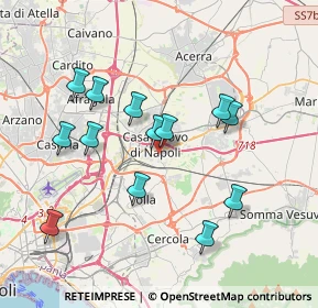 Mappa Via Orazio, 80013 Casalnuovo di Napoli NA, Italia (3.85385)