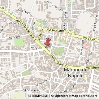 Mappa Corso Umberto I, 212, 80016 Marano di Napoli, Napoli (Campania)