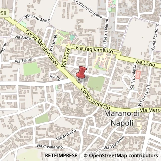 Mappa Corso Umberto I, 196, 80016 Giugliano in Campania, Napoli (Campania)