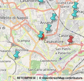 Mappa Via La Certosa di Parma Romanzo, 80144 Napoli NA, Italia (3.09455)