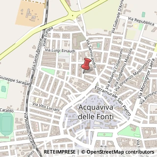 Mappa Via Tito Schipa, 21, 70021 Acquaviva delle Fonti, Bari (Puglia)
