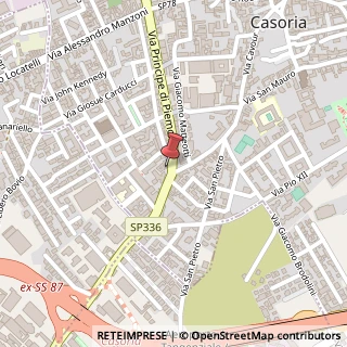 Mappa Via Principe di Piemonte, 3, 80026 Casoria, Napoli (Campania)