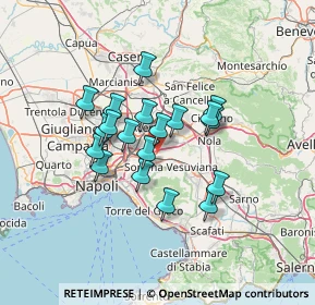Mappa Via Pomigliano, 80038 Pomigliano d'Arco NA, Italia (11.15421)