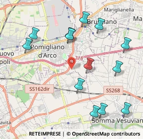Mappa Via Pomigliano, 80038 Pomigliano d'Arco NA, Italia (2.50615)