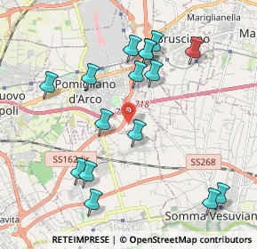 Mappa Via Pomigliano, 80038 Pomigliano d'Arco NA, Italia (2.25938)