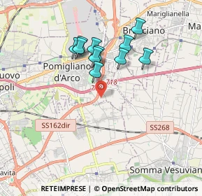 Mappa Via Pomigliano, 80038 Pomigliano d'Arco NA, Italia (1.69545)