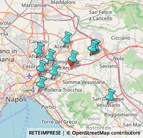 Mappa Via Pomigliano, 80038 Pomigliano d'Arco NA, Italia (6.46636)