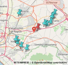 Mappa Via Pomigliano, 80038 Pomigliano d'Arco NA, Italia (4.55417)