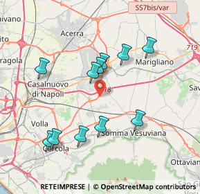 Mappa Via Pomigliano, 80038 Pomigliano d'Arco NA, Italia (3.88364)