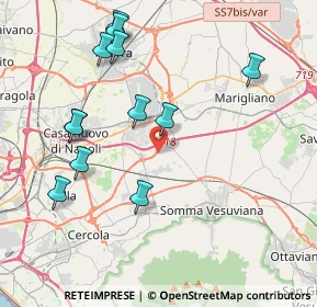 Mappa Via Pomigliano, 80038 Pomigliano d'Arco NA, Italia (4.61167)