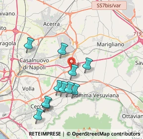 Mappa Via Pomigliano, 80038 Pomigliano d'Arco NA, Italia (3.95273)