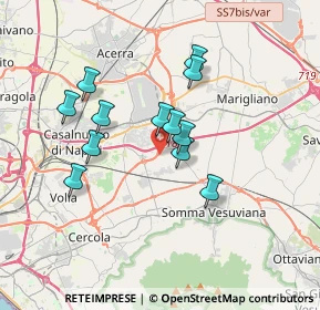 Mappa Via Pomigliano, 80038 Pomigliano d'Arco NA, Italia (3.16917)