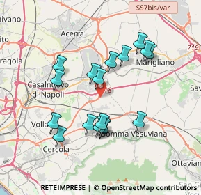 Mappa Via Pomigliano, 80038 Pomigliano d'Arco NA, Italia (3.58059)