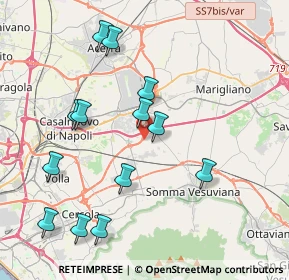 Mappa Via Pomigliano, 80038 Pomigliano d'Arco NA, Italia (4.49846)
