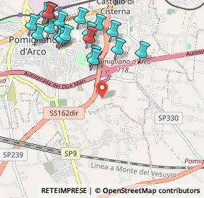 Mappa Via Pomigliano, 80038 Pomigliano d'Arco NA, Italia (1.4005)