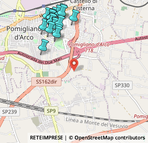 Mappa Via Pomigliano, 80038 Pomigliano d'Arco NA, Italia (1.354)