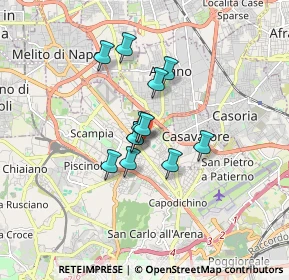 Mappa Strada Comunale Cupa dell'Arco, 80144 Napoli NA, Italia (1.24333)