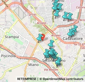 Mappa Strada Comunale Cupa dell'Arco, 80144 Napoli NA, Italia (1.216)