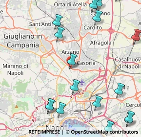 Mappa CAP, 80144 Napoli NA, Italia (6.52778)