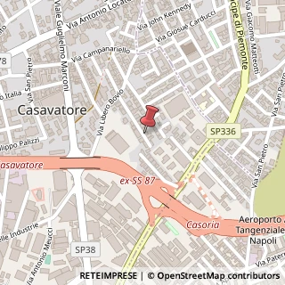 Mappa Via Francesco Mario Pagano, 55, 80020 Casavatore, Napoli (Campania)