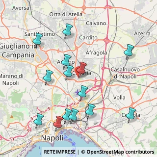 Mappa Via Pio XII, 80128 Casoria NA, Italia (4.70357)