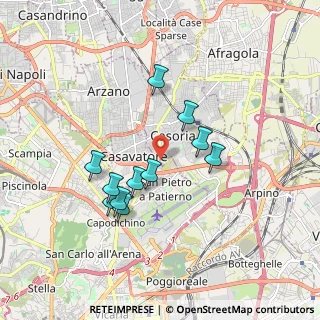 Mappa Via Pio XII, 80128 Casoria NA, Italia (1.68545)