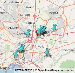 Mappa Via Variante Nazionale delle Puglie, 80013 Casalnuovo di Napoli NA, Italia (3.02692)