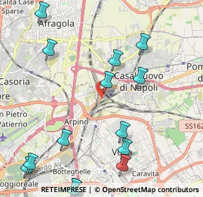 Mappa Via Variante Nazionale delle Puglie, 80013 Casalnuovo di Napoli NA, Italia (2.88571)