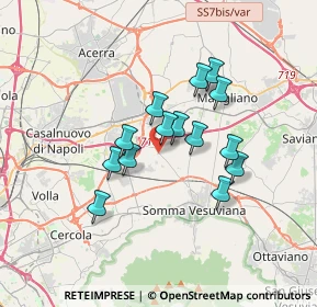 Mappa Via Fornari, 80038 Pomigliano d'Arco NA, Italia (2.86429)