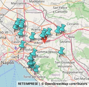 Mappa Via Fornari, 80038 Pomigliano d'Arco NA, Italia (8.452)