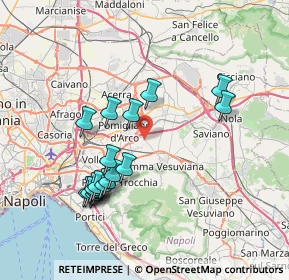 Mappa Via Fornari, 80038 Pomigliano d'Arco NA, Italia (7.87833)