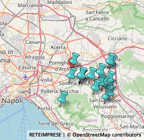 Mappa Via Fornari, 80038 Pomigliano d'Arco NA, Italia (6.83235)