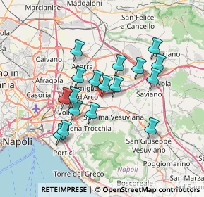 Mappa Via Fornari, 80038 Pomigliano d'Arco NA, Italia (6.37235)