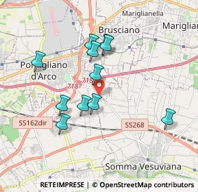 Mappa Via Fornari, 80038 Pomigliano d'Arco NA, Italia (1.75636)