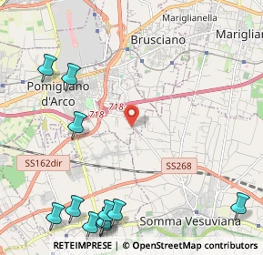Mappa Via Fornari, 80038 Pomigliano d'Arco NA, Italia (3.40545)