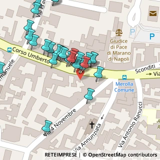 Mappa Corso Umberto I°, 80016 Marano di Napoli NA, Italia (0.05)