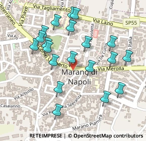 Mappa Corso Umberto I°, 80016 Marano di Napoli NA, Italia (0.2655)