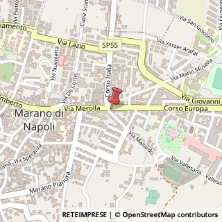 Mappa Via Domenico Mallardo, 9, 80016 Marano di Napoli, Napoli (Campania)