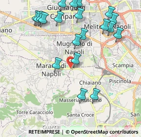 Mappa 80018 Marano di Napoli NA, Italia (2.615)