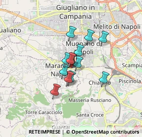 Mappa Via Ungheria, 80016 Napoli NA, Italia (1.09538)
