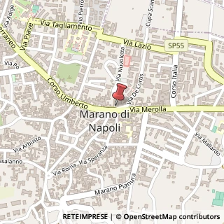 Mappa Corso Umberto I, 10, 80016 Marano di Napoli, Napoli (Campania)