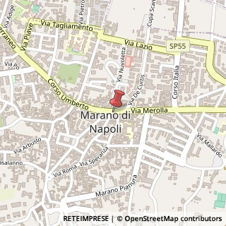 Mappa Corso Umberto I, 11, 80016 Marano di Napoli, Napoli (Campania)