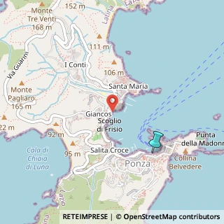 Mappa Via Dante Alighieri, 04027 Ponza LT, Italia (0.6)