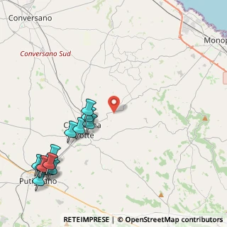 Mappa Strada Comunale Concorrano, 70013 Castellana grotte BA, Italia (6.07154)