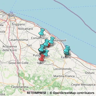 Mappa Strada Comunale Concorrano, 70043 Monopoli BA, Italia (8.92308)