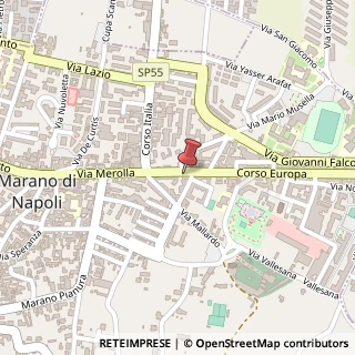Mappa Corso Europa, 54, 80016 Marano di Napoli, Napoli (Campania)