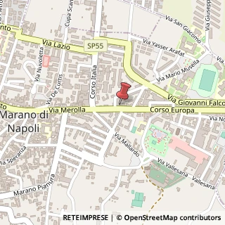 Mappa Corso Europa, 56, 80016 Marano di Napoli, Napoli (Campania)