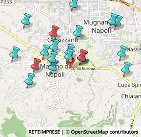 Mappa Via Quinto Orazio Flacco, 80016 Marano di Napoli NA, Italia (1.001)