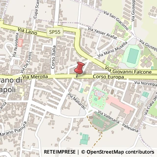 Mappa Corso Europa, 70, 80016 Marano di Napoli, Napoli (Campania)
